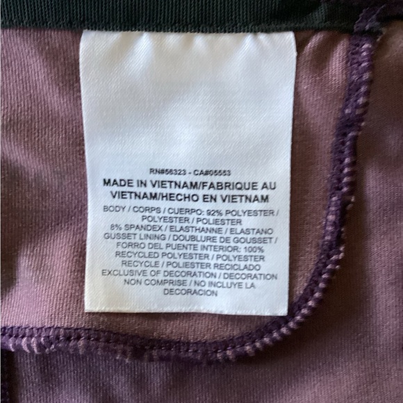 Nike Dri – Fit Women’s Running Crop Leggings Graphic Print Size 1X - Picture 3 of 5